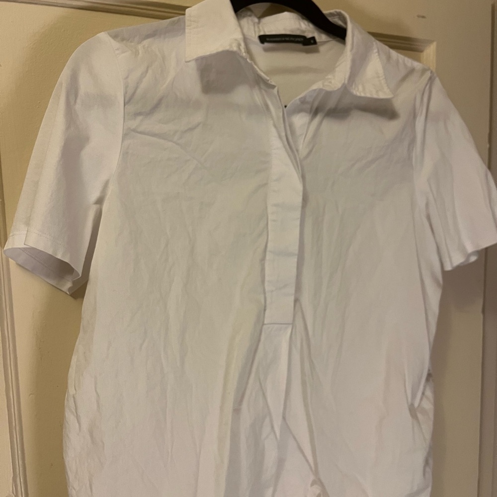 Classic White Women's Blouse